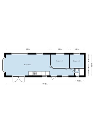 Floorplan - Dopheide 5, 4614 PX Bergen op Zoom